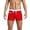 Red, variant on Youmylove Men Summer Swimsuit Shorts Swim Shorts Casual Boxer Brief Men's Swim Beach Shorts Sexy Solid Color Lace Up Men's Tight Swim Trunks Sports Outdoor Wear