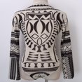 thumbnail image 2 of PENGXIANG Body Stretch à Imprimé Tribal pour Femmes, Transparent, Manches Longues en Maille Transparente, 2 of 3