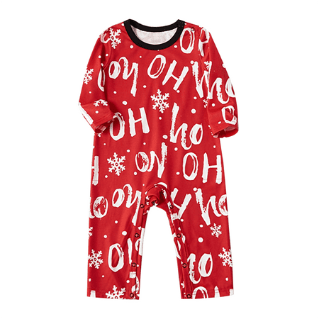 

Family Matching Christmas Pajamas Sets Dad Mom Kid Cartoon Santa Claus Printed Sleepwear Homewear