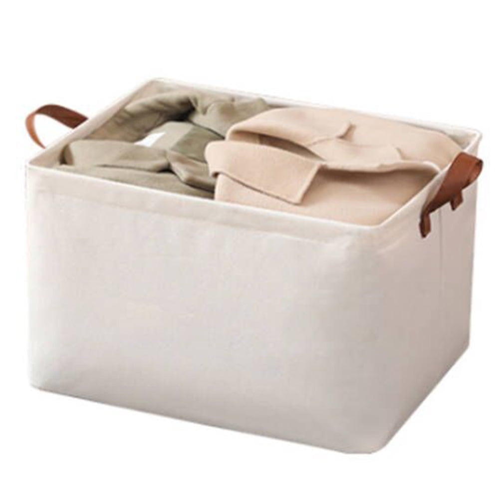 Fabric Closet Storage Baskets Decorative Large Closet Organizers with