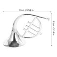 thumbnail image 2 of 12pcs Simulé Corne Ornement Diy Mini Instrument Corne Modèle Instrument de Musique Suspendu Décor, 2 of 7