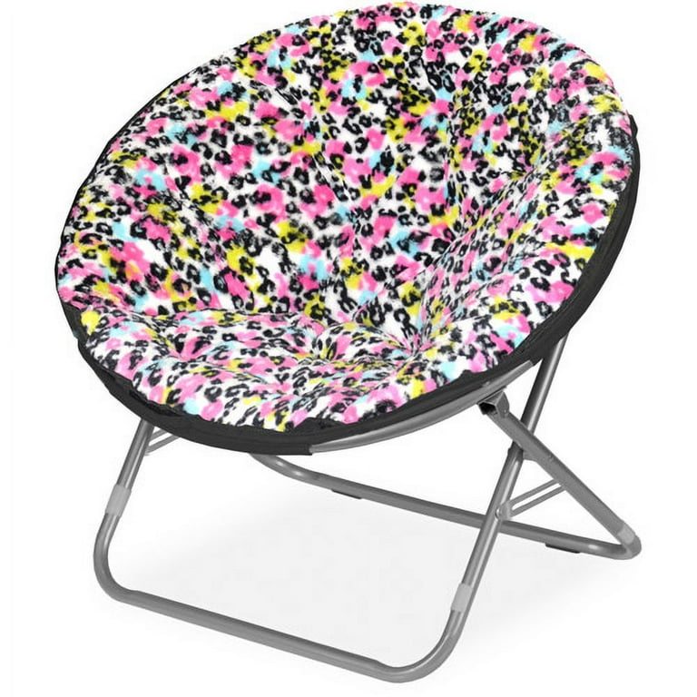 Rainbow fur 2024 saucer chair