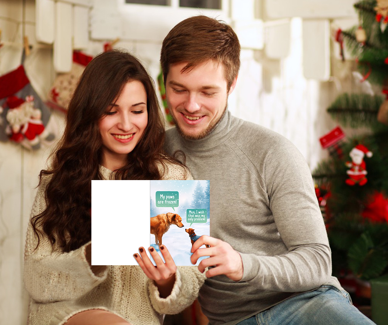 Lustige Weihnachtskarten Für Papa, Opa & Bruder – Personalisierte, Freche Weihnachtsgrüße
