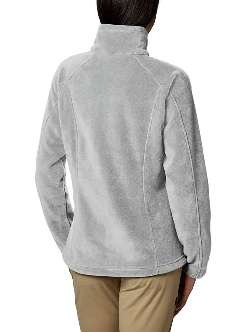 Columbia Womens Benton Springs Fleece Jacket Cirrus Grey Heather X