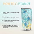 thumbnail image 3 of Personalized Sea Turtle Tumbler Gifts, Birthday Valentines Day Gifts Ideas for Friend Sister Bestie Daughter, Sea Turtle Lover Gifts for Women Girls, Custom Name Stainless Steel Tumbler 20oz, 3 of 6