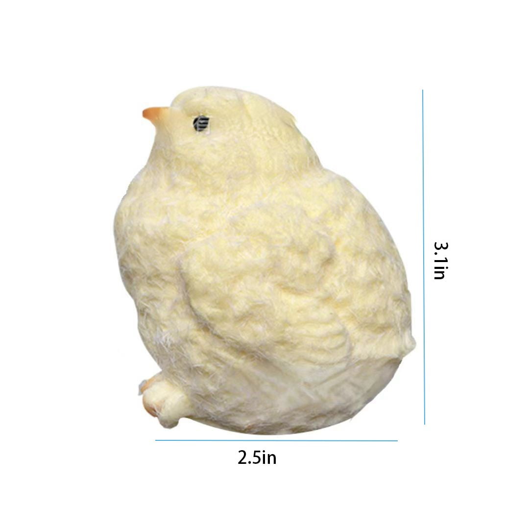 Handmade Chick Taba Squishy Toys Ultra Soft Squishy Fidget Toys Silicone Squeeze Toys for Stress Relief (Chicken)