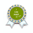 thumbnail image 1 of Me confianza amor exito Insignia broche Medalla ganadora, 1 of 3
