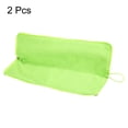 thumbnail image 3 of 2pcs Wet Umbrellas Bag 15 Oxford Cloth Umbrellas Sleeve Cover with Microfiber Inner Waterproof Portable Compact Cases for Folding Travel Umbrellas, Green, 3 of 5