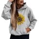 thumbnail image 1 of Sudaderas universitarias con capucha Gibobby casuales para mujer Manga larga Sólido Ligero Suéter Tops gris L, 1 of 3