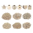 thumbnail image 1 of MasteelfCA 1300 Pcs Perles Décoratives Intercalaires Accessoires de Bracelet de Bijoux DIY (Doré), 1 of 8
