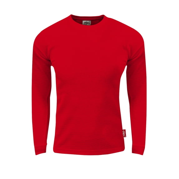 Shaka Wear Men's Thermal Long Sleeve Crewneck Waffle Shirt XS-5XL