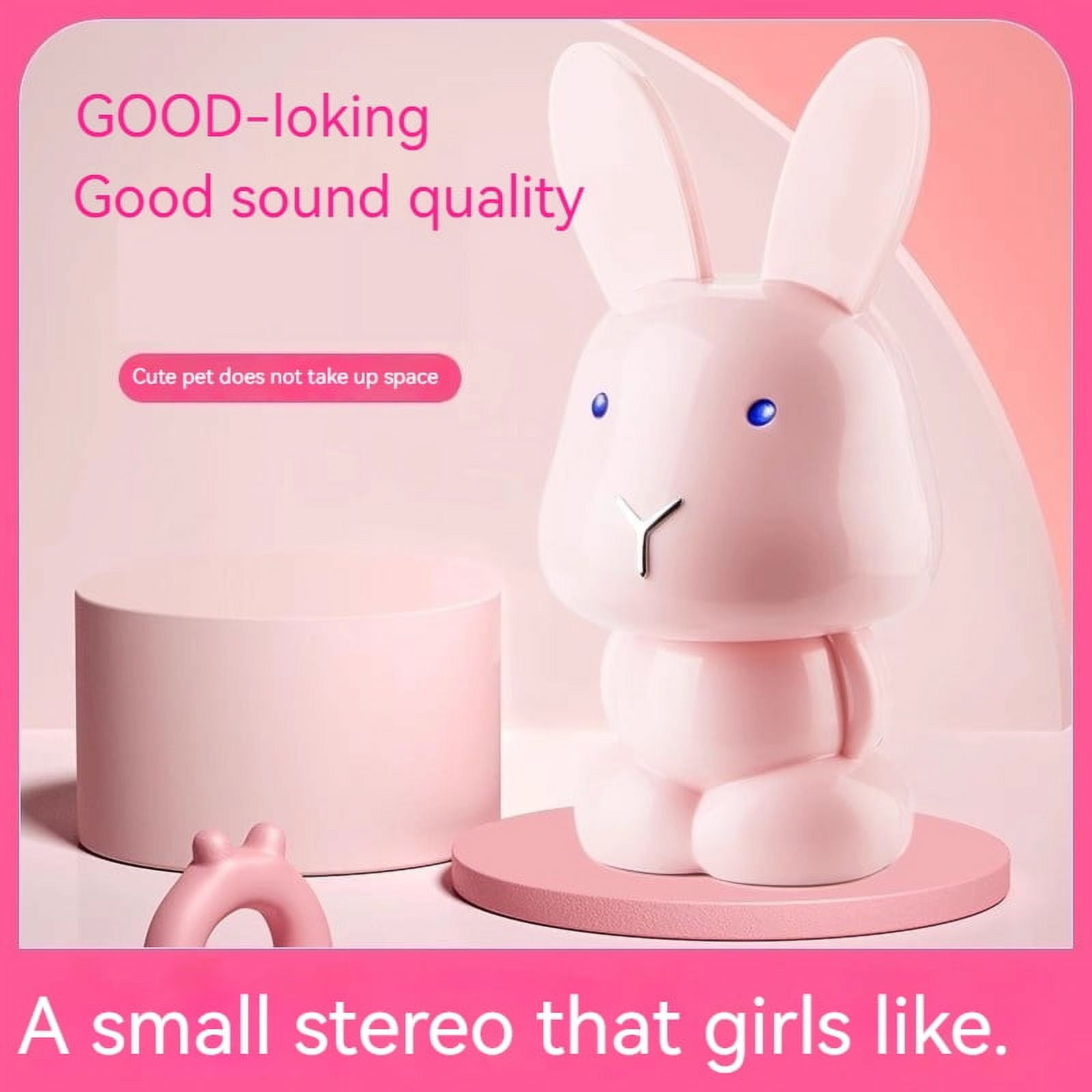 Desktop Computer Small Speaker Cute Cartoon Home with Plug-in Subwoofer Notebook Mini Desktop AudioGift for Easter Friends