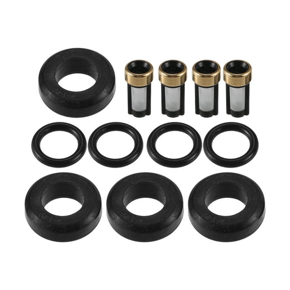 Unique Bargains Fuel Injector Seal O Ring Car O-Ring Rebuild Repair Kit for Matrix Corolla for Scion xD 4 Sets