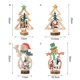 thumbnail image 4 of Adorno navideño, decoración de mesa estéreo, colorfast, mano de obra fina, árbol de escritorio de Navidad en miniatura de madera para el hogar, 4 of 5