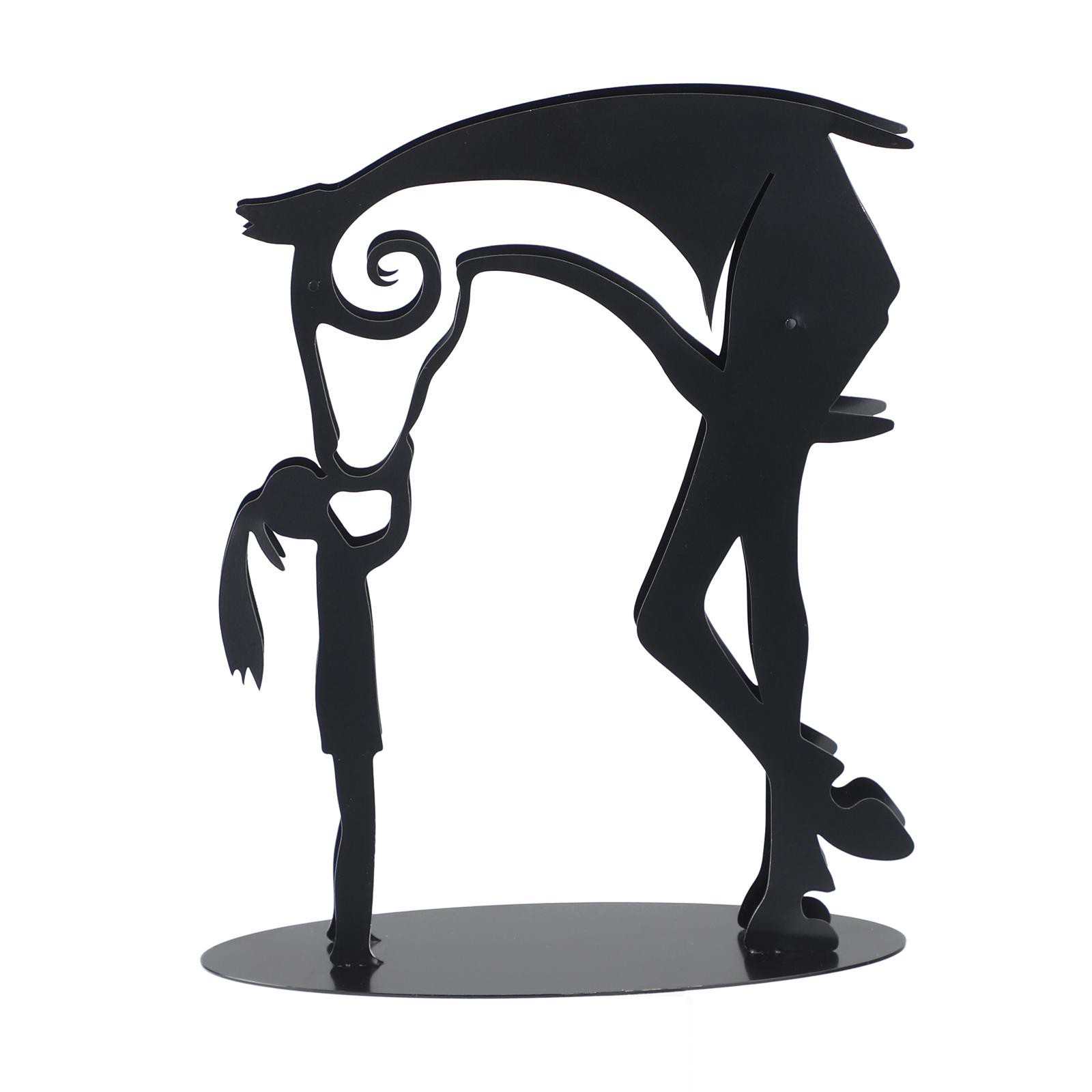 Bojue Kiss Horse Sculpture, Statue Metal Horse Statue Decor For Home