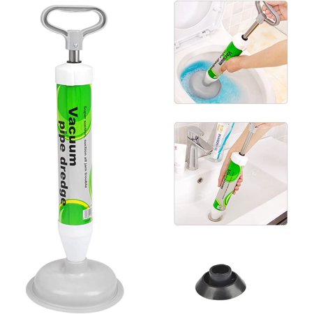 Powerful Suction Cup Unblocker with 1 Suction Cups High Pressure Toilet Pusher, Powerful Toilet ...