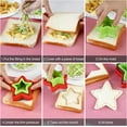 thumbnail image 2 of 4PCS Sandwich Cutter and Sealer for Kids DIY Pancake Cookie Cutters,Cut and Seal for Lunchbox Kids Lunch(Heart, Star, Unicorn,Dog Prints, dinosaur, flower), 2 of 10