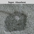 thumbnail image 3 of Homieway Bathroom Rug Soft Microfiber Bath Rug, Ultra Absorbent Bath Mats with Non Slip Backing, Machine Washable Plush Bathroom Floor Mat for Shower, Tub, and Home Decor, Gray, 16"×24", 3 of 7