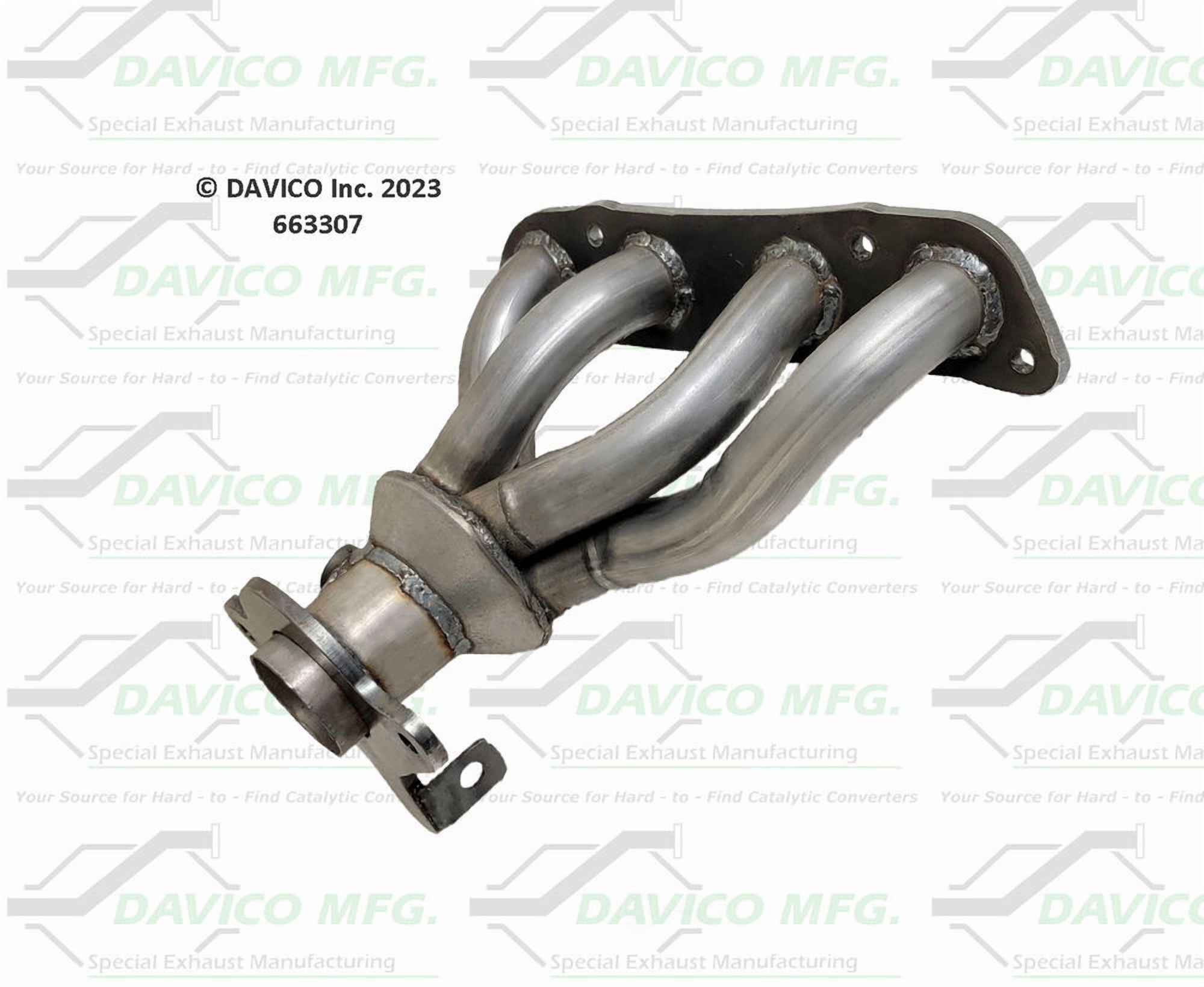 Davico Mfg 663307 Stand alone Exact-Fit exhaust manifold