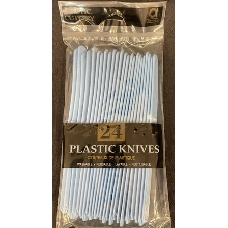 Amscan Plastic Knives - Powder Blue 24Ct