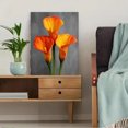 thumbnail image 5 of Orange Calla Lily Canvas Wall Art, Elegant Modern Floral Print, Home Wall Decor, 5 of 8