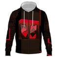 thumbnail image 1 of Sudadera con capucha y cremallera de estilo hip hop con tecnología digital para hombre y mujer, ropa de calle unisex, estilo Harajuku, para otoño e invierno., 1 of 6