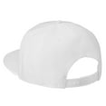 thumbnail image 4 of 2-pack Classic Snapback Hat Cap Hip Hop Style Flat Bill Blank Solid Color Adjustable Size Black & White, 4 of 6