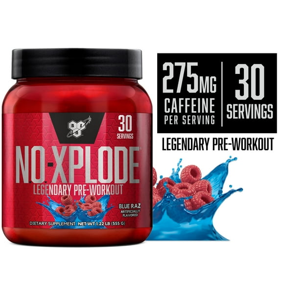 BSN N.O.-Xplode - Blue Raz - 30 Servings