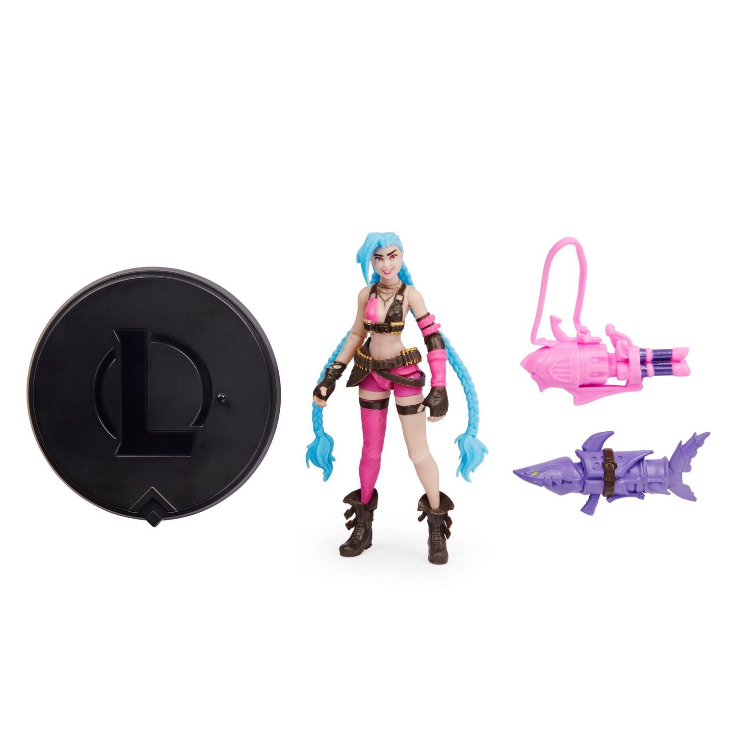 League of Legends, Official 4-Inch Jinx Collectible Figure with