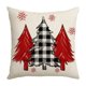 thumbnail image 2 of Adornos navideños, funda de almohada navideña de 45 x 45 cm, ideal para decoración navideña, ideal para sofás y el hogar., 2 of 6