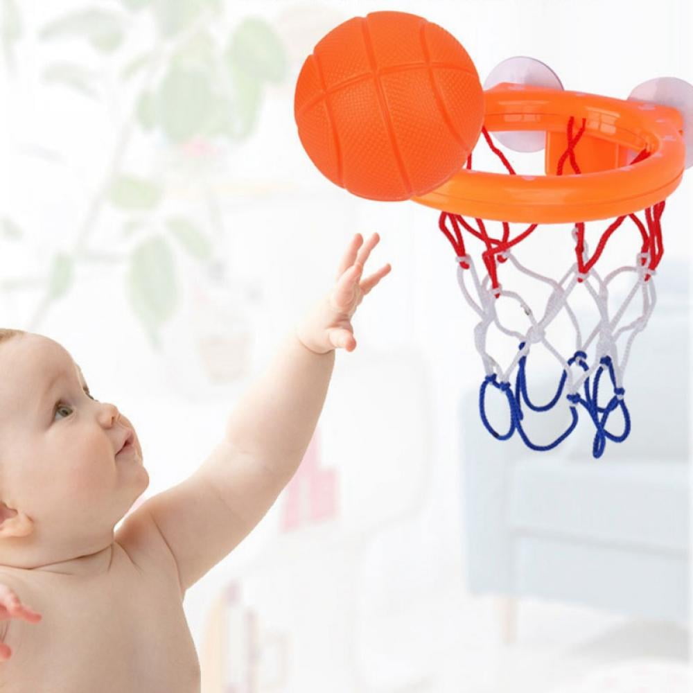 Baby Kids Bath Toys Basketball Hoop & Ball Bathtub Water Play Set for Children 