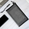 thumbnail image 3 of Chmadoxn Mesh Pencil Case, Black, 3 of 3