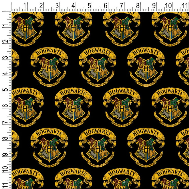 Harry Potter Ilustrated Hogwart's Crest Premium Roll Gift Wrap Wrapping  Paper 