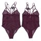thumbnail image 4 of Trajes de lencería de peluche para mujer Body de encaje de una pieza Ropa de dormir XL Púrpura SG Yuyangstore Ropa interior de encaje de una sola pieza, 4 of 8