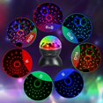 thumbnail image 3 of Lámpara de bola mágica colorida para el hogar, lámpara de ambiente de discoteca, lámpara de bola de sonido con Bluetooth, lámpara de ambiente de habitación con flash de canto para dormitorio, 3 of 3