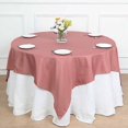thumbnail image 5 of BalsaCircle 10 Pieces 70" x 70" Cinnamon Rose Square Polyester Tablecloths Table Cover Linens, 5 of 8