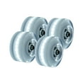 thumbnail image 6 of karymi Luminous Light Up Quad Roller Skate Wheels with BankRoll Bearings Installed 4PC Sports and Outdoors, 6 of 8