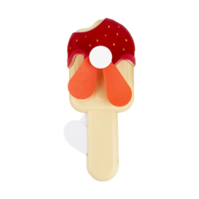 Ventilador portátil Patrón de fruta de fruta Manual de dibujos animados portátiles de bajo ruido Ligero Mini ventilador para verano al aire libre