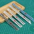 thumbnail image 5 of Sewing Gauge Metal Fabric Quilting Ruler Measuring Gauge Sewing Measuring Tool for Fabric Knitting Sewing Hemming, 5 of 9