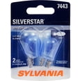 thumbnail image 1 of Bombilla SYLVANIA SilverStar Mini 7443, luz blanca más brillante, x2, 1 of 7