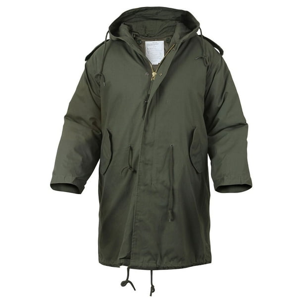 Rothco M-51 Parka à Queue de Poisson - Olive Terne, Grande