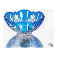 thumbnail image 2 of Studio Silversmiths 43990 Fine Blue Crystal Candy Dish, 2 of 2