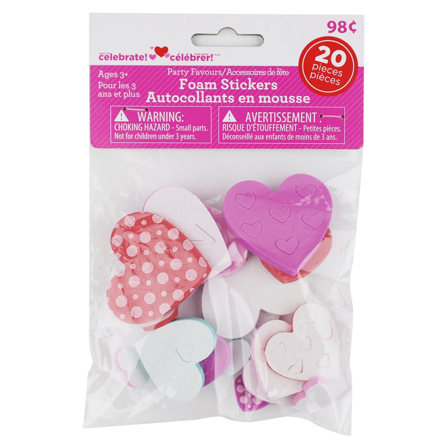 20 AUTOCOLLANTS EN MOUSSE