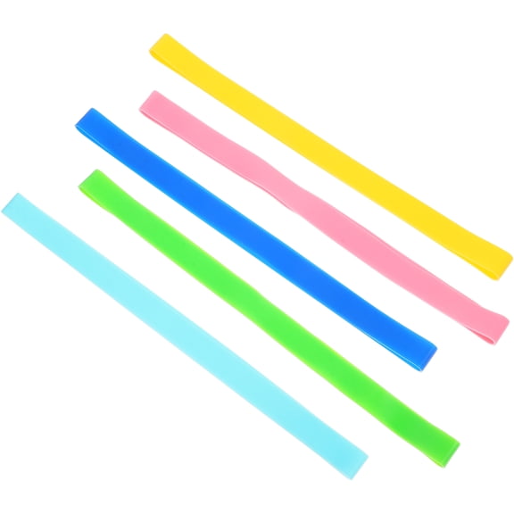 Luxshiny Beach Chair Towel Bands Sturdy Elastic Straps Assorted Color for Secure Fixing 5Pcs