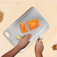 thumbnail image 5 of Qholemyo 304 Stainless Steel Double-sided Chopping Board With Grooves Kitchen Daily Cutting Board Stainless Steel Cutting Board Cutting Board For Meat Cutting Board For Kitchen, 5 of 6