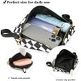 thumbnail image 4 of Kwuty Small Crossbody Sling Bag for Women Trendy - Fanny Packs Leather Chest Belt Bum Bag Anti Theft Purse for Travel, 4 of 9