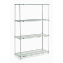 Global Industrial 36487C Nexel Chrome Wire Shelving, 48 x 36 x 74 in.