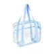 thumbnail image 2 of Xihbxyly Bolsa de Mano con Cremallera, Organizador de Cosméticos de Pvc Transparente, Impermeable, para Artículos Esenciales de Viaje, Portátil, Ideal para El Baño, Ligera, Multiusos, Tamaño 30 X 13, 2 of 7