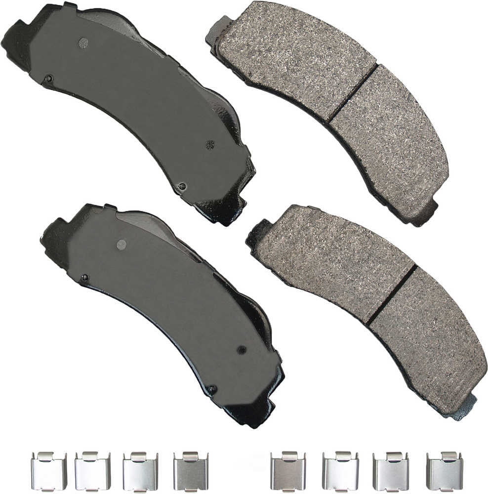 Akebono SDF1414 Severe Duty Ultra Premium Disc Brake Pad Kit