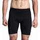thumbnail image 3 of Pantalones cortos deportivos de compresión de alta elasticidad, frescos, de secado rápido, transpirables, para hombre, para entrenar, correr, andar en bicicleta, color negro, talla L, 3 of 13